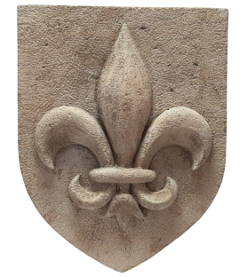 Blason fleur de Lys en...